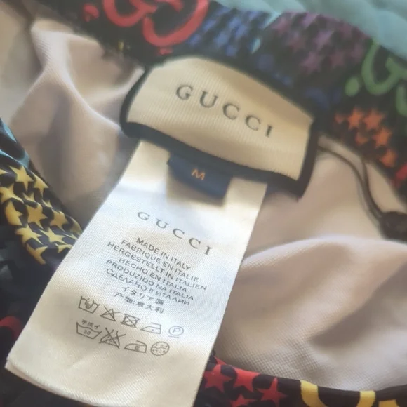Gucci Colorful Star Logo Shorts